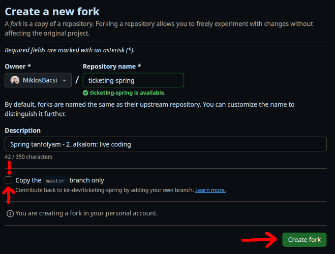 New Fork - copy all braches