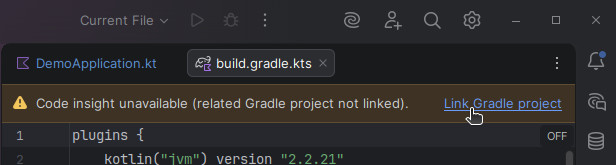 Link Gradle Project