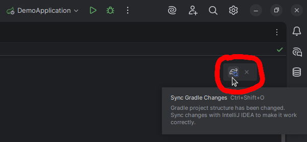Gradle refresh